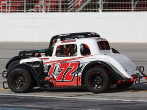 Legends drivers did battle on the Atlanta Motor Speedway 0.7-mile road course on Saturday. Photo: Atlanta Motor Speedway