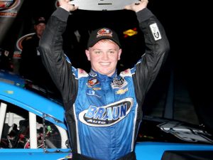 Justin Haley earned his first NASCAR K&N Pro Series East championship with a top-five run Friday at Dover International Speedway. Photo by Sean Gardner/NASCAR via Getty Images