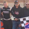 Trent Ivey took the lead with four laps to go and captured the win in Sunday’s Georgia State Championship Race for the FASTRAK Pro Late Model Series at Georgia’s Lavonia […]
