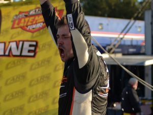 Josh Berry won the Late Model Stock portion of the CARS Racing Tour season finale Saturday night at Southern National Motorsports Park. Photo by Kyle Tretow/CARS Tour
