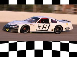 Terry Evans inherited the unofficial victory in Saturday's Southeast Limited Late Model Series event at Myrtle Beach Speedway. Photo by Ryan Willard