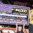 Shane Clanton took the lead on lap two from Zach Leonhardi, and then led the rest of the way to score the win in the ULTIMATE Super Late Model Series […]