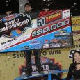 Brandon Overton scored a rich $50,000 victory in Saturday night’s FASTRAK World Championship at Virginia Motor Speedway in Jamaica, Virginia. The Evans, Georgia speedster held off Ross Bailes to take […]