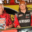 Cory Hedgecock took advantage of a rash of flat tires for early leaders Ashton Winger and Carson Ferguson to inherit the lead on lap 18 of Friday night’s Schaeffer’s Oil […]